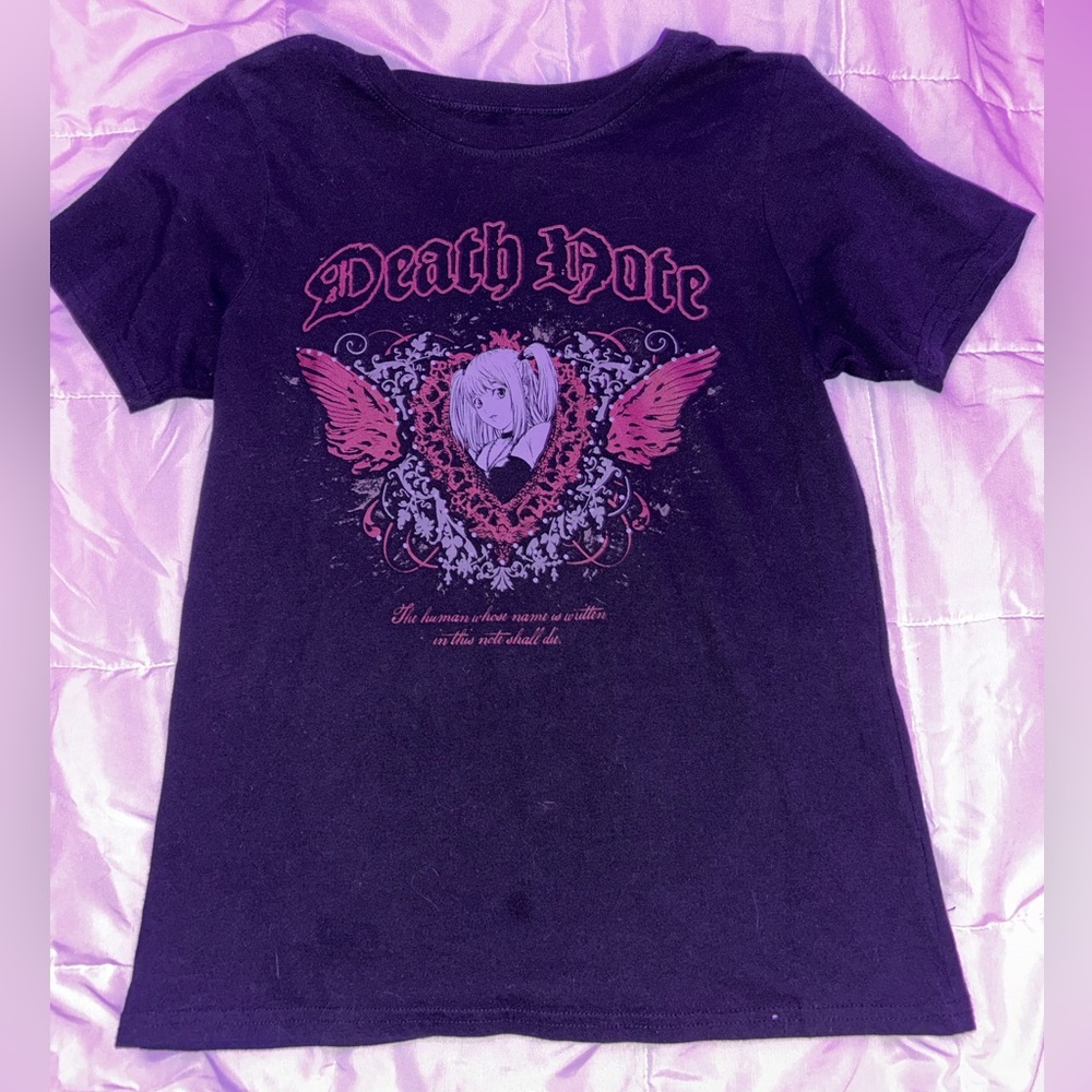 misa amane deathnote small black tee